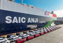 上汽造7600车位远洋汽车运输船首航出海-南方汽车网