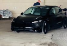 新款特斯拉Model 3高性能版无伪装谍照-南方汽车网