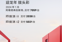 共交付7059台 阿维塔公布1月销量成绩-南方汽车网