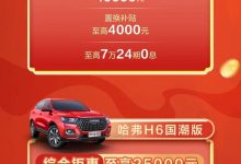 综合优惠至高4万元 哈弗推全系购车权益-南方汽车网