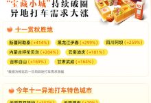 订单量同比上涨15% 滴滴发布国庆假期出行数据报告-南方汽车网