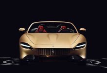 土豪金配色/古典实木内饰 这辆法拉利Roma Spider确实有个性!-南方汽车网